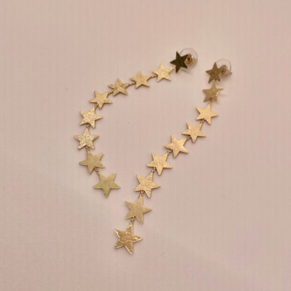 ⭐️✨ FREE Star Drop Peasant Art Deco Hippie Boho Hipster Chic Dangle Earrings - Picture 1 of 11